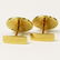 Pair of Men's DeBeers 18 Karat Yellow Gold and Diamond - 2
