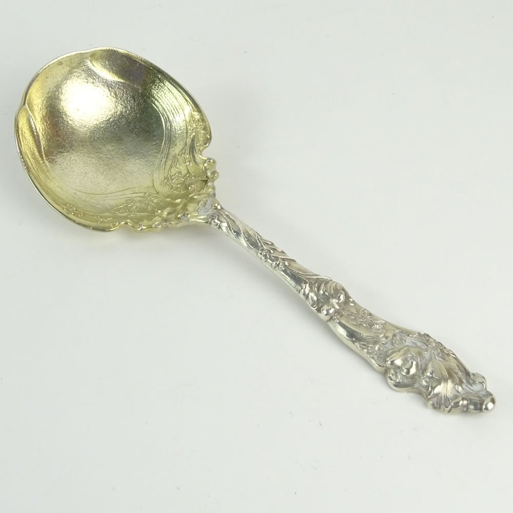 Large Gorham Art Nouveau Design Serving Spoon. Light (1 of 3)