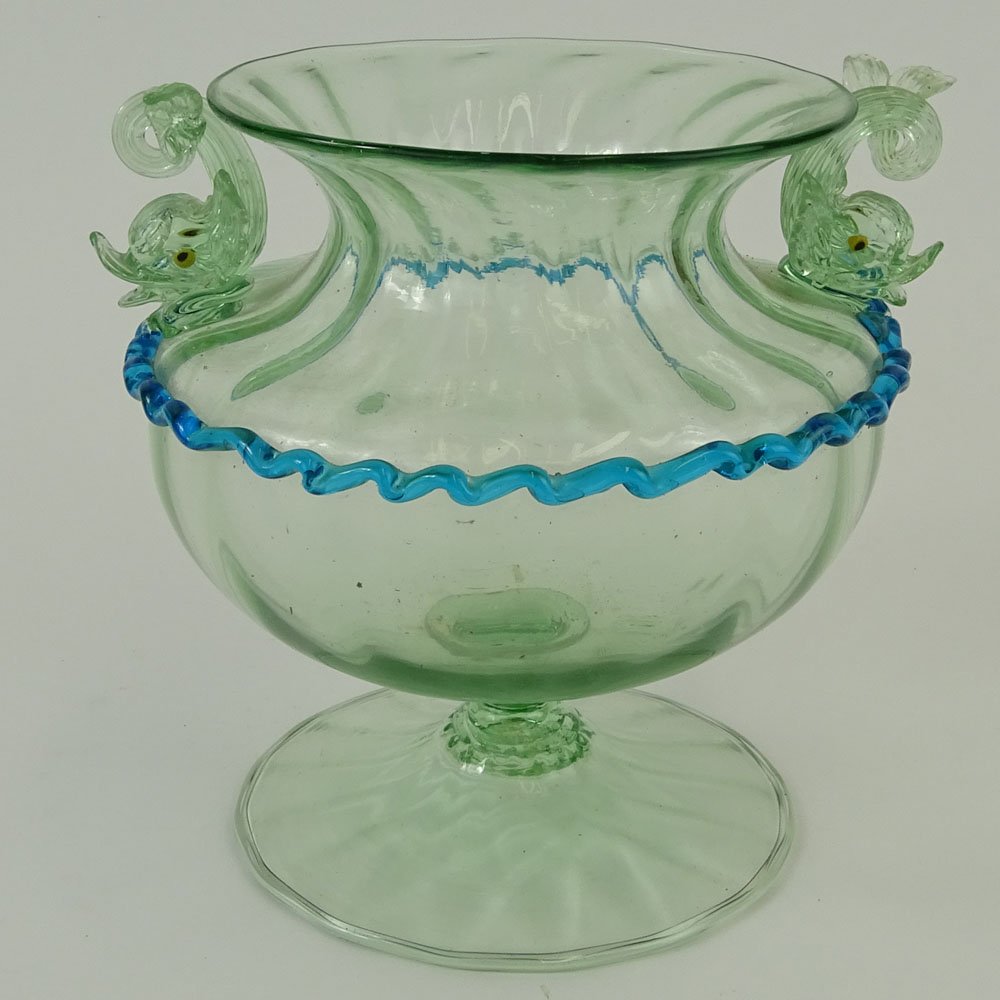 Early 20th Century Venetian Blown Glass Vase with (1 of 4)