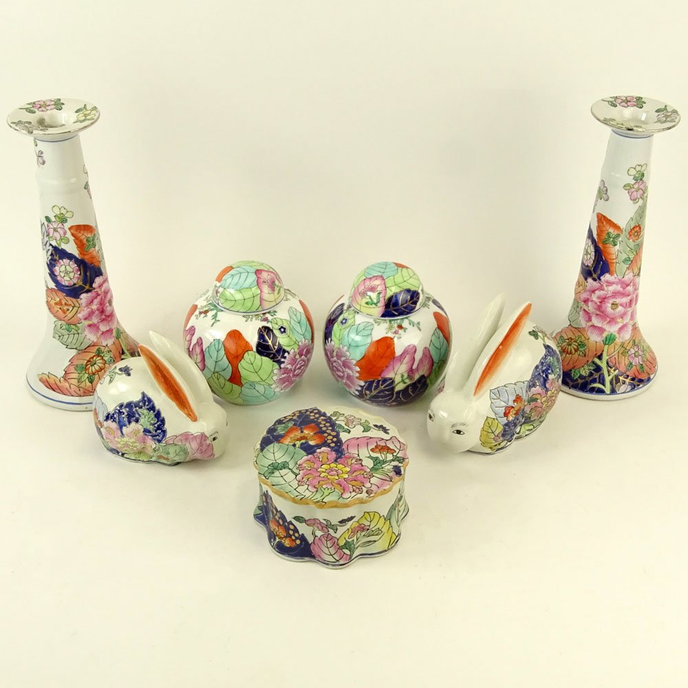 Collection of Seven (7) Pieces Vintage Tobacco Leaf (1 of 10)