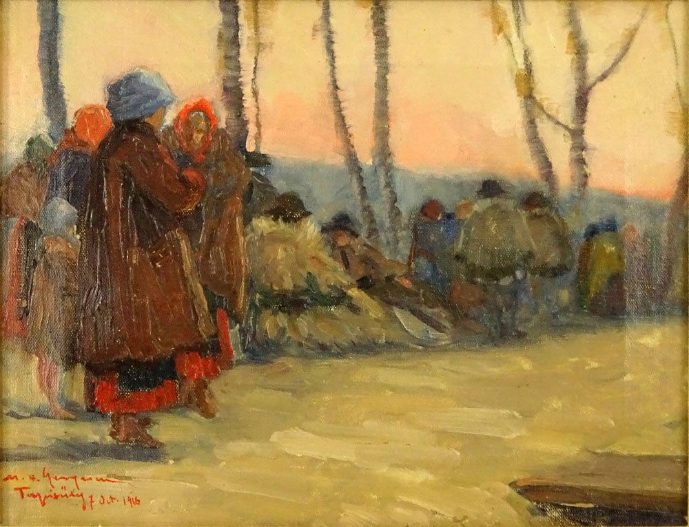 Early 20th Century Russian School Oil on Canvas (1 of 4)