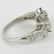 Lady's Vintage Diamond and 18 Karat White Gold Cluster - 2