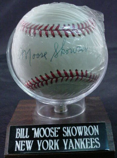 Baseball signed: "Moose Skowron" Rawlings Officia