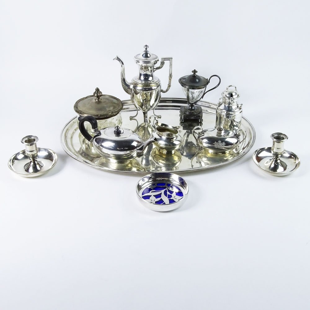 Miscellaneous Lot of Vintage Silver Plate 11 Tabletop (1 of 5)