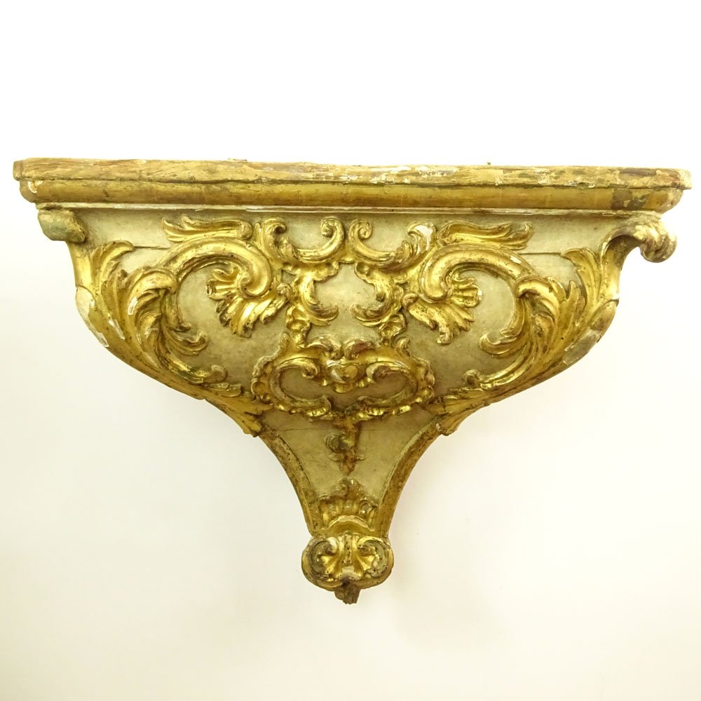 19/20th Century Probably Italian Carved Parcel Gilt (1 of 6)