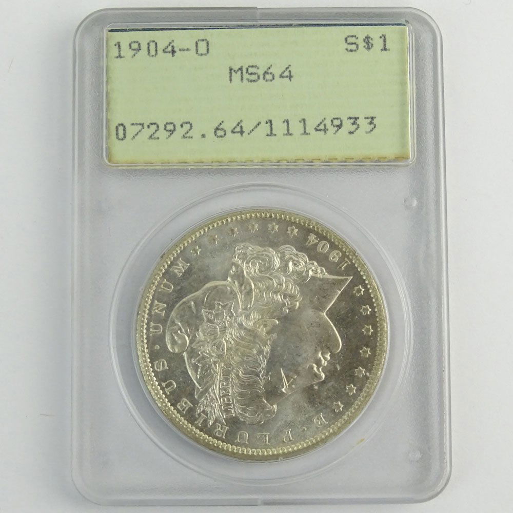 1884-O Morgan Silver Dollar MS64 PCGS 07292.64/1114933. (1 of 2)