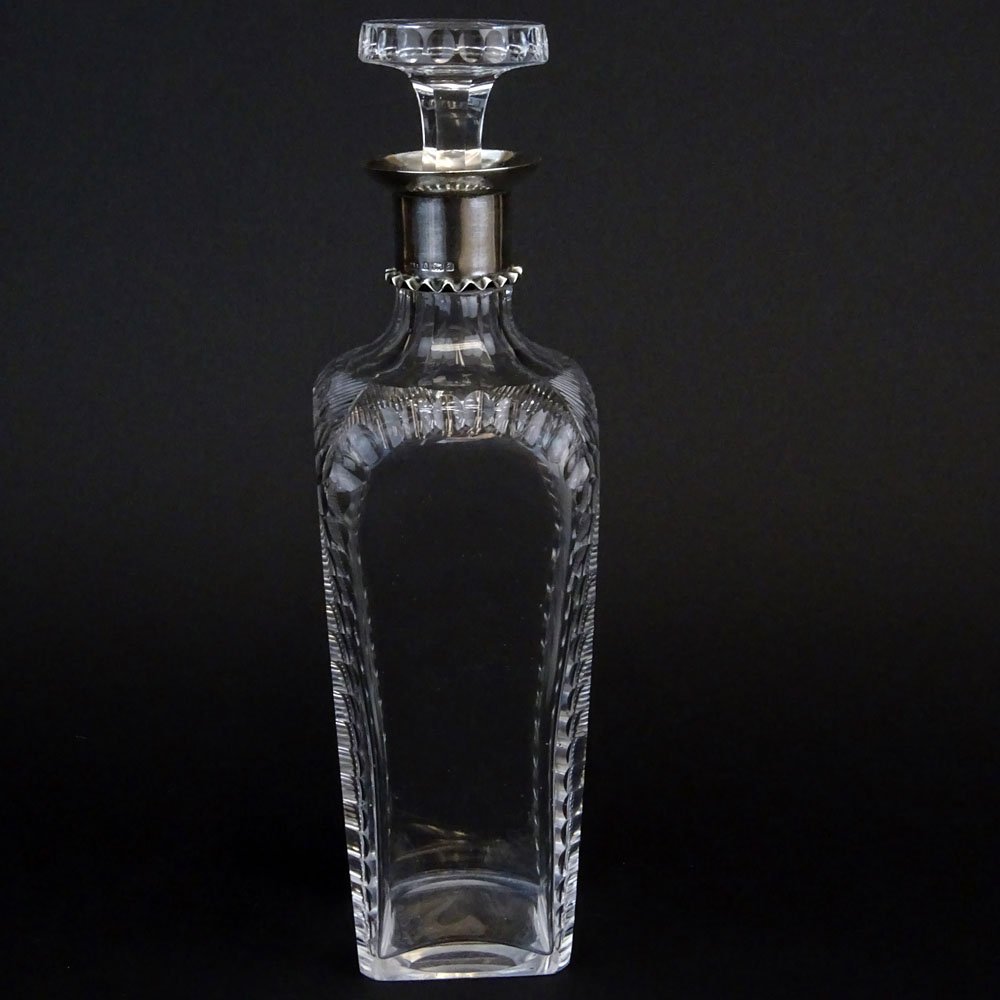 Early 20th Century English Cut Crystal Decanter With (1 of 4)