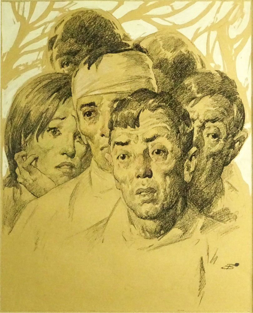 attributed to: George Bellows, American (1882-1925) (1 of 4)