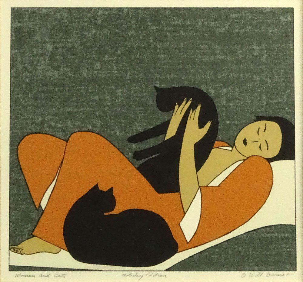 Will Barnet, American (1911-2012) Color lithograph (1 of 6)