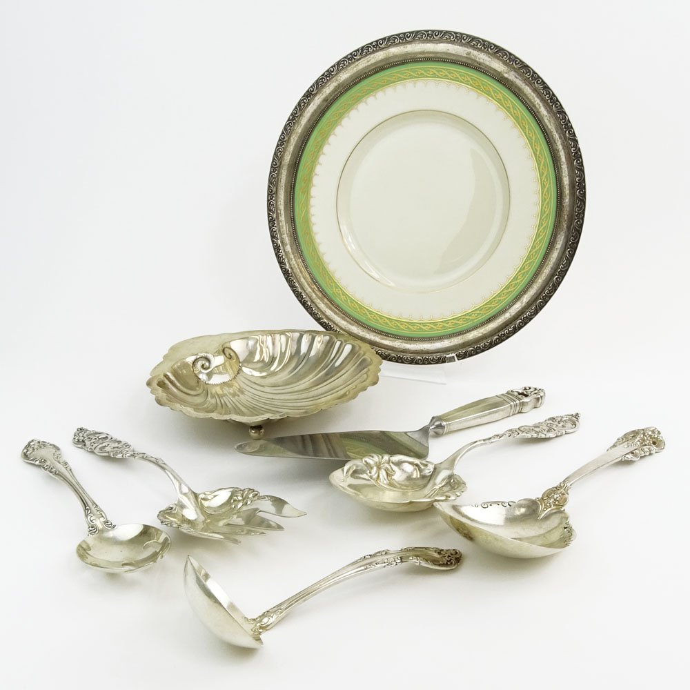 Eight (8) Piece Mixed Lot of Sterling Silver. Includes (1 of 9)