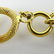 Vintage Long 14 Karat Yellow Gold Necklace. Signed - 3