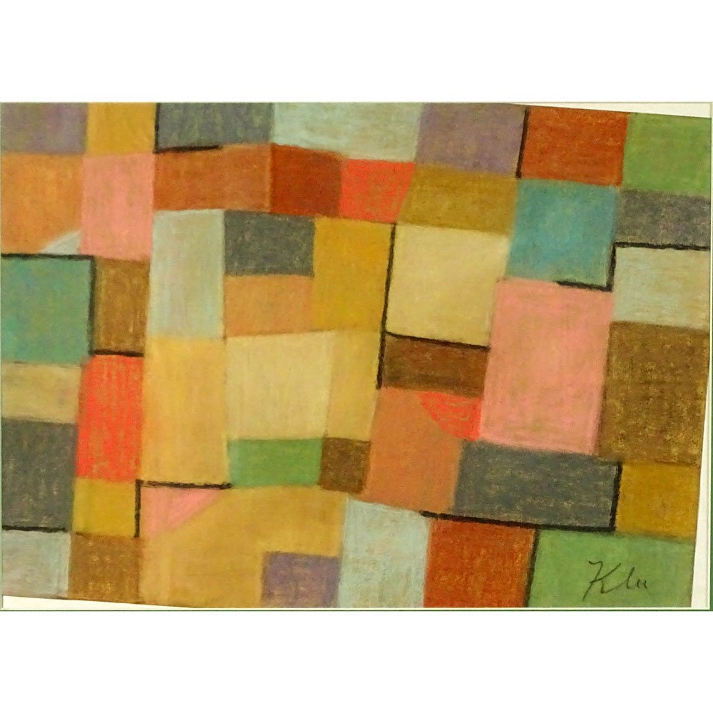 Attributed to: Paul Klee, Swiss (1879-1940) Pastel on (1 of 4)