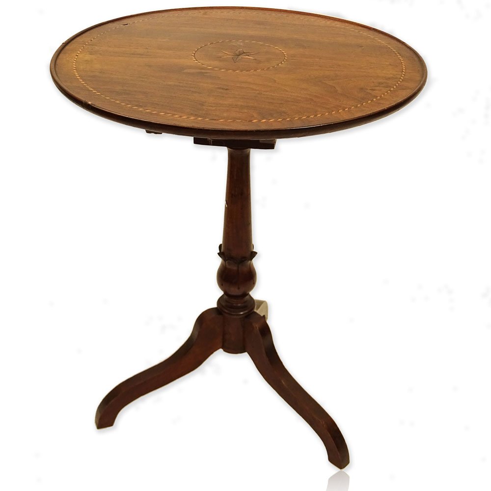 Late 19th Century Italian Sorrento Occasional Table. (1 of 3)