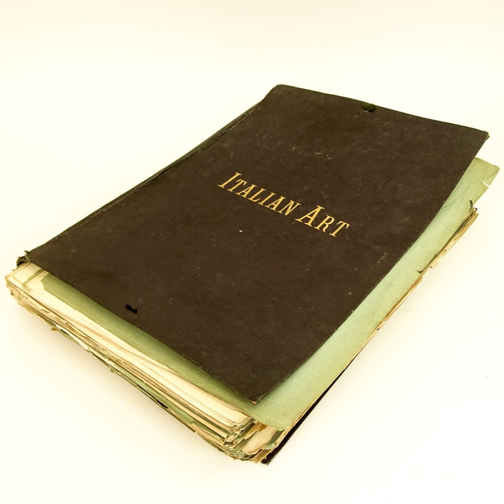 Large 1886 Masterpieces of Italian Art, Portfolio (1 of 4)