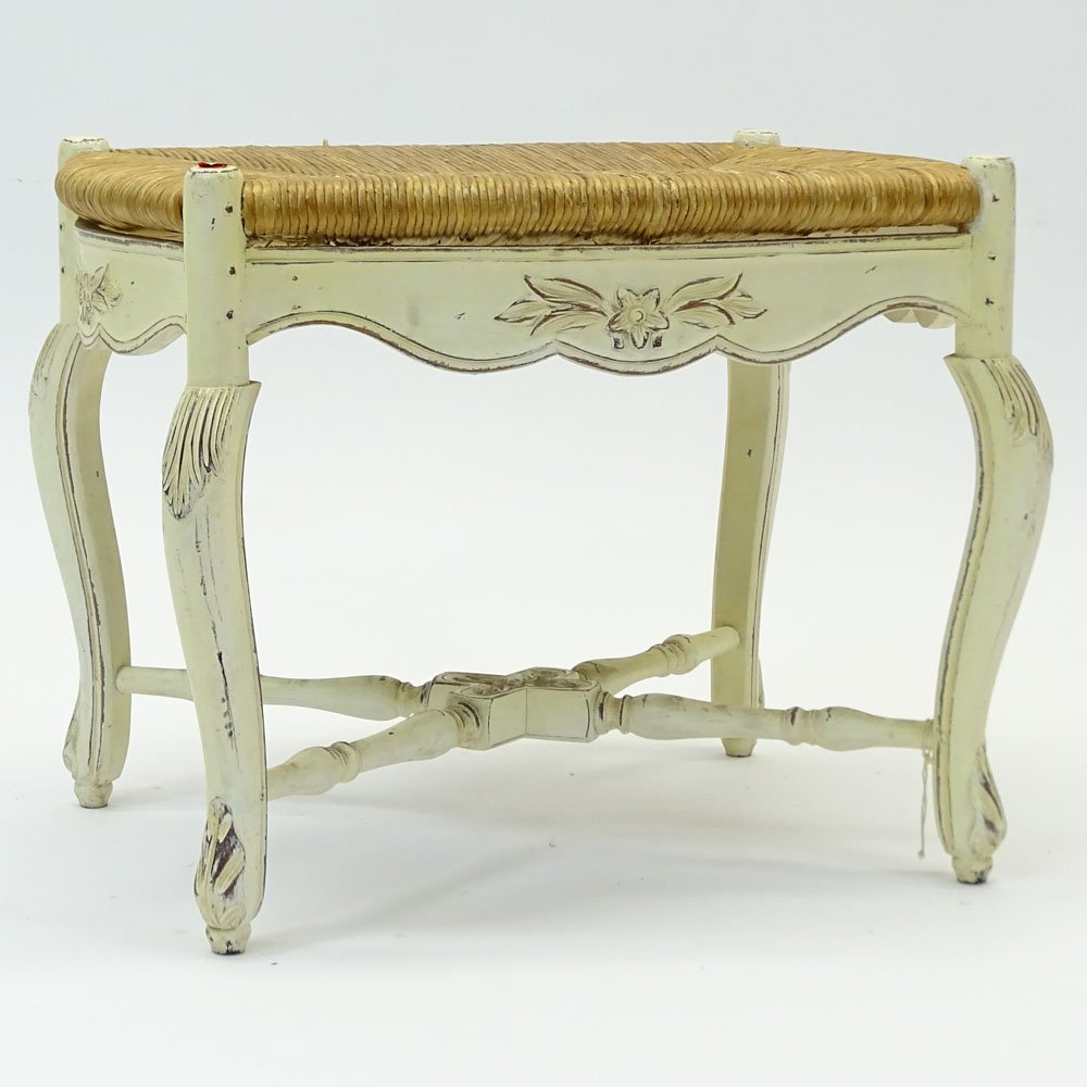 Mid 20th Century Italian Louis XV Style Carved Painted (1 of 4)