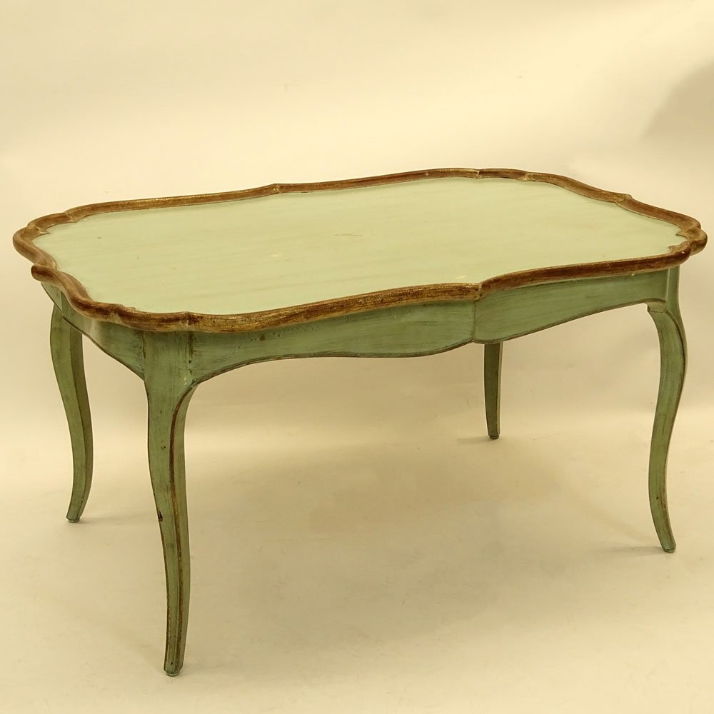 Mid 20th Century Italian Painted and Parcel Gilt (1 of 4)