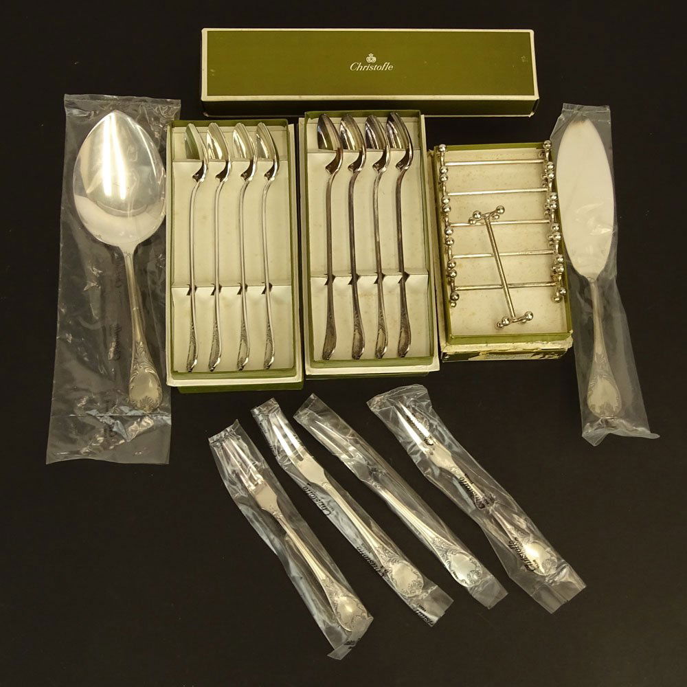 Mixed Lot Christofle "Marly" Silver Plate Utensils & (1 of 3)