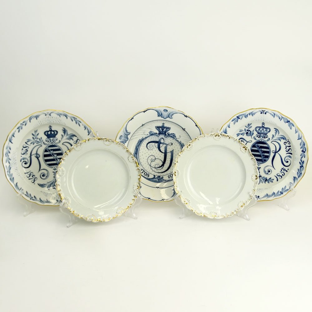 Collection of Five (5) Antique Meissen Porcelain (1 of 7)