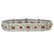 Antique style 18 Karat White Gold Filigree Bracelet Set