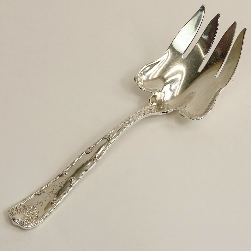 Tiffany & Co Wave Edge Pattern Serving Fork. Stamped. (1 of 3)