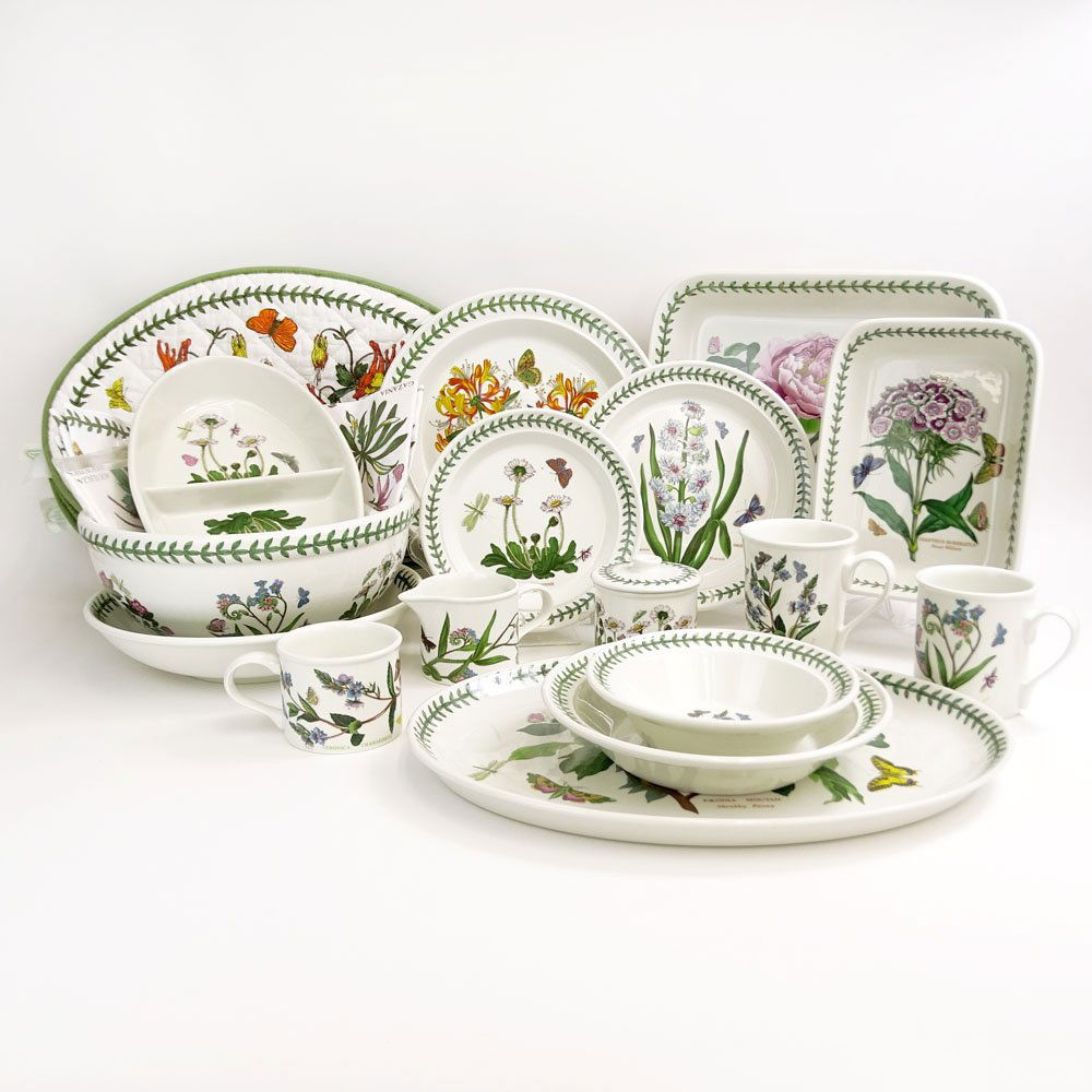 Large Set of Portmeirion Botanic Garden Dinnerware. At (1 of 9)