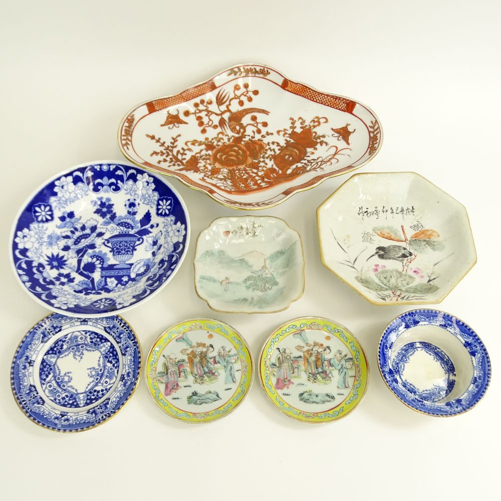 Lot of Eight (8) Pieces Chinese Export and English (1 of 6)