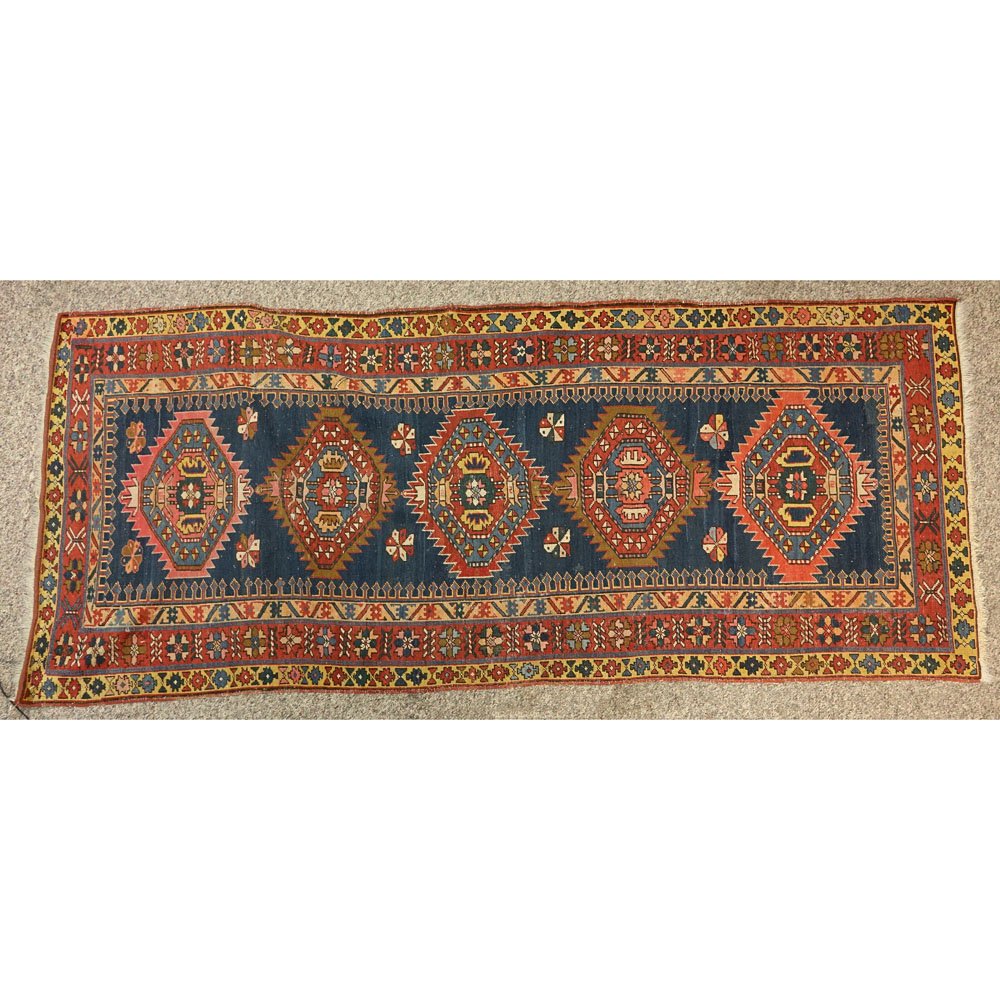 Semi Antique Persian Heriz Rug/Runner. Unsigned. (1 of 3)
