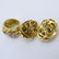Vintage Bulgari style 18 Karat Yellow Gold, Round - 2