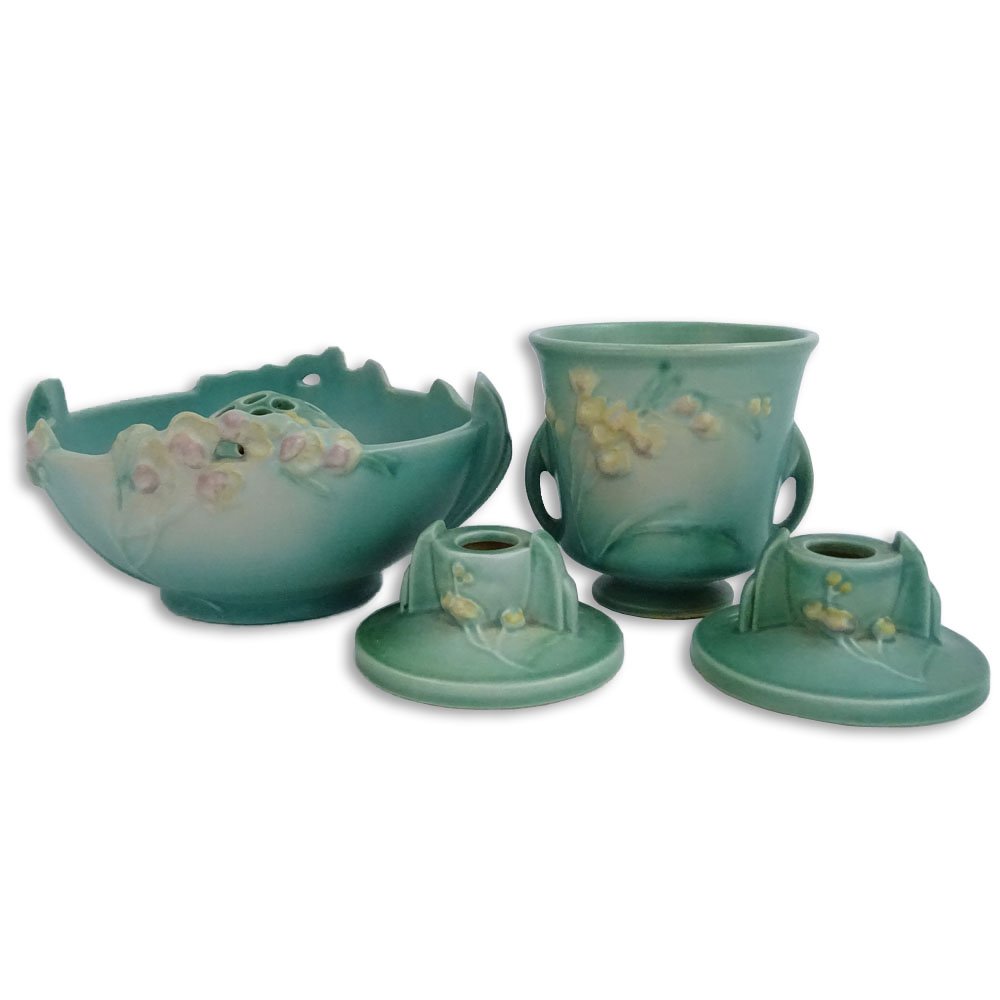 Collection of Five (5) Pieces Roseville Ixia Pottery (1 of 5)