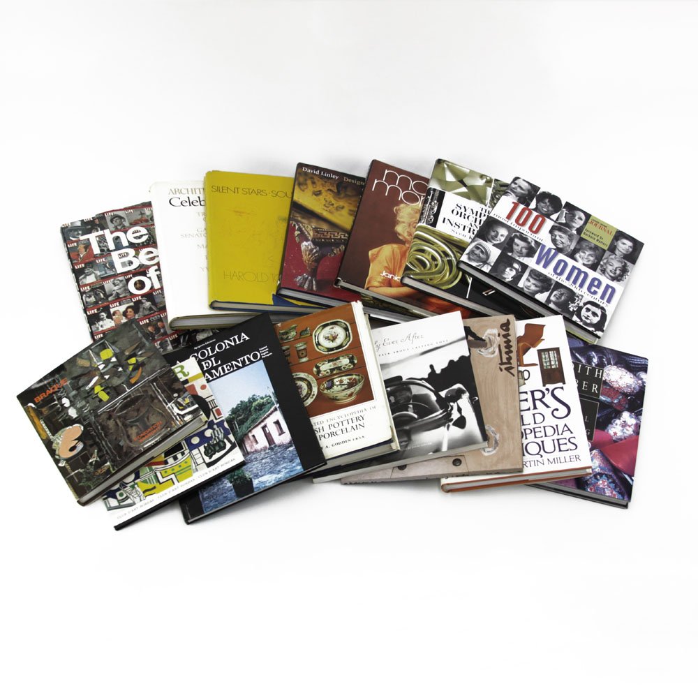 Box Lot of 15 Collector's Reference Coffee Table Books. (1 of 2)