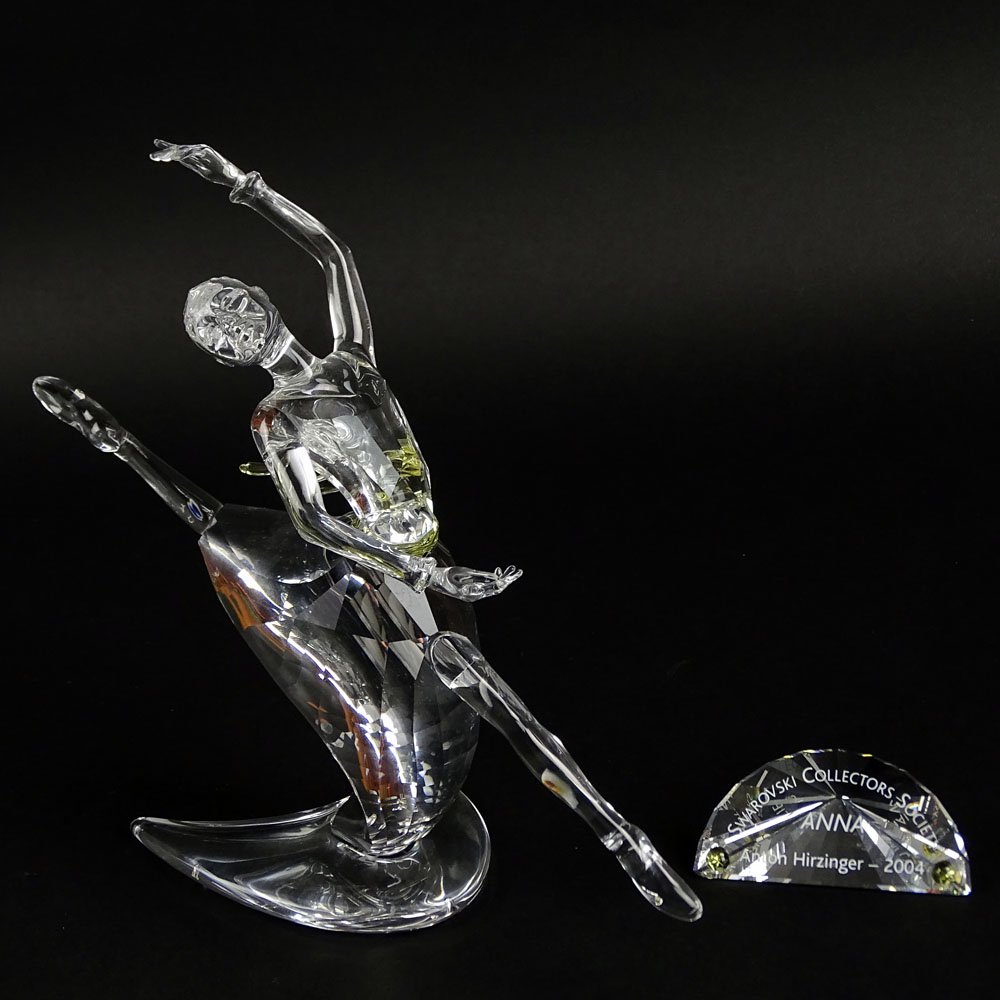 Swarovski Crystal Anna "Magic of Dance". Very Good: Swarovski Crystal Anna "Magic of Dance". Very Good Condition. Measures . 7" Tall Trademark Swan, Swarovski 04 A H. Original Box, paperwork, Crystal Stand. Shipping $48.00 (estimate $100-$200)