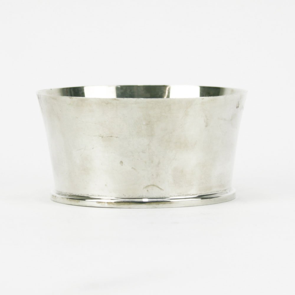 Tiffany & Co. Sterling Silver Wine Coaster. Signed.: Tiffany & Co. Sterling Silver Wine Coaster. Signed. Good condition. Measures 2-1/4" H x 4-1/2" dia. Weighs approx. 6.80 troy ounces. Shipping $38.00 (estimate $100-$200)