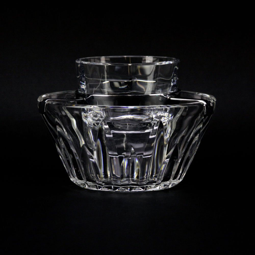 Baccarat Crystal 3 Piece Caviar Server. Includes: bowl (1 of 5)