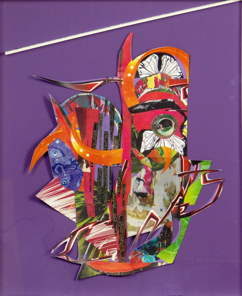 Pepe Mar, Mexican-American (20th-21st Century) Mixed: Pepe Mar, Mexican-American (20th-21st Century) Mixed Media/Collage. Unsigned. Damp Stain to Background Paper Lower Quarter Otherwise Good Condition Please Examine this Lot Carefully Before Bidding. Fr