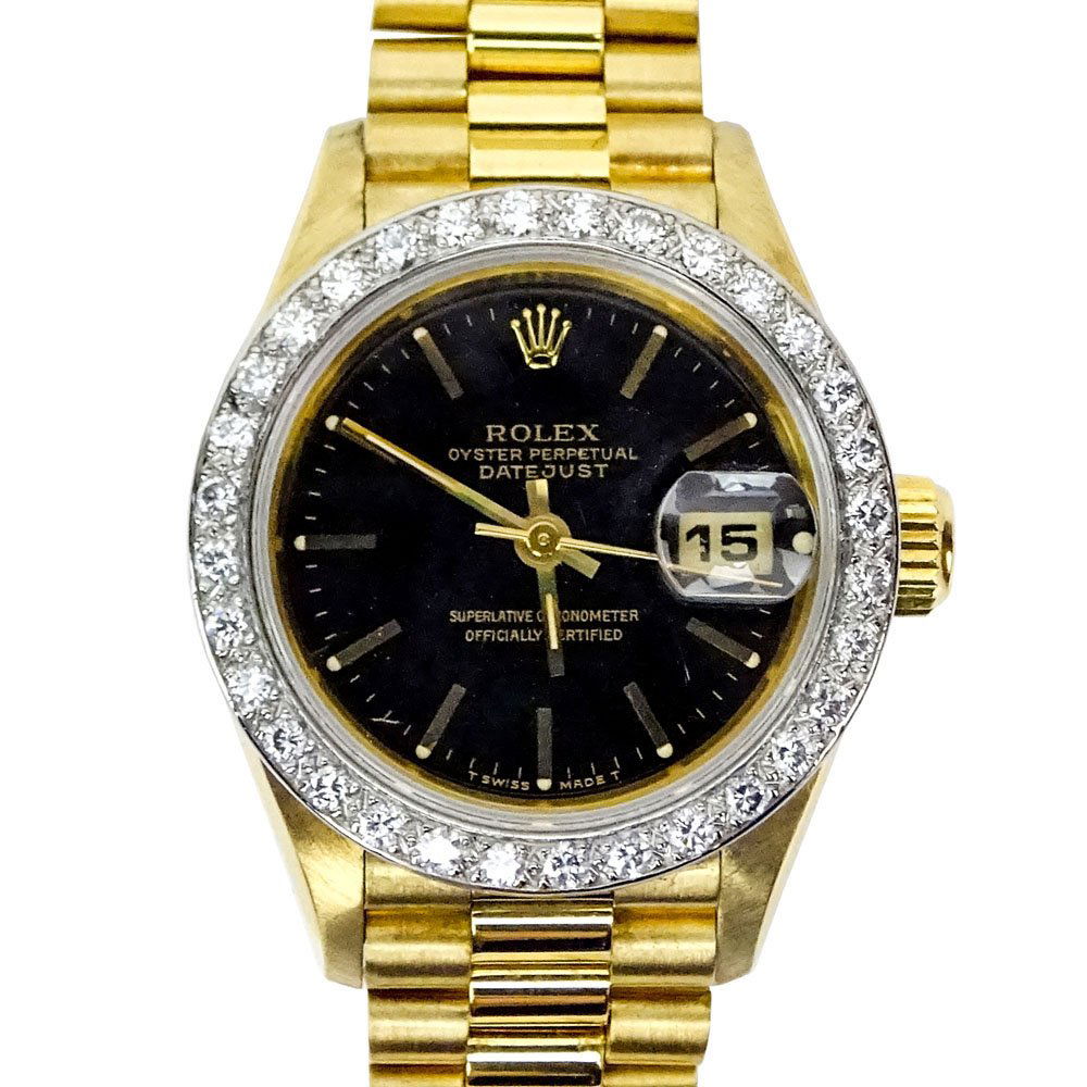 Lady's Vintage Rolex 18 Karat Yellow Gold Datejust (1 of 4)
