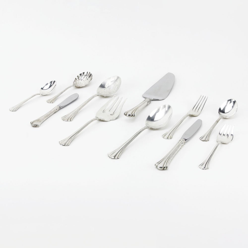 Sixty-Six (66) Piece Reed and Barton Modern Hollow (1 of 4)