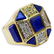 Erte, French (1892-1990) Vintage 14 Karat Yellow Gold,