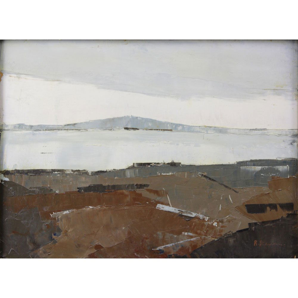 Rudolf Schoofs, German (1932-2009) Mixed Media Abstract (1 of 4)