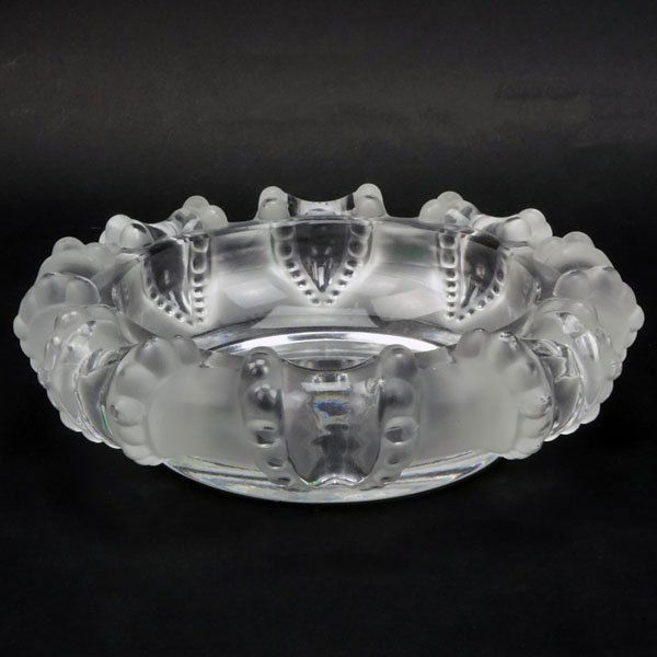 Lalique "Cannes" Cigar Ashtray. Signed. Good condition (1 of 7)