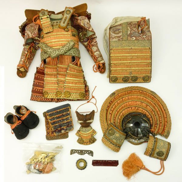 19/20 Century Samurai Silk and Brass Boys Uniform in (1 of 9)