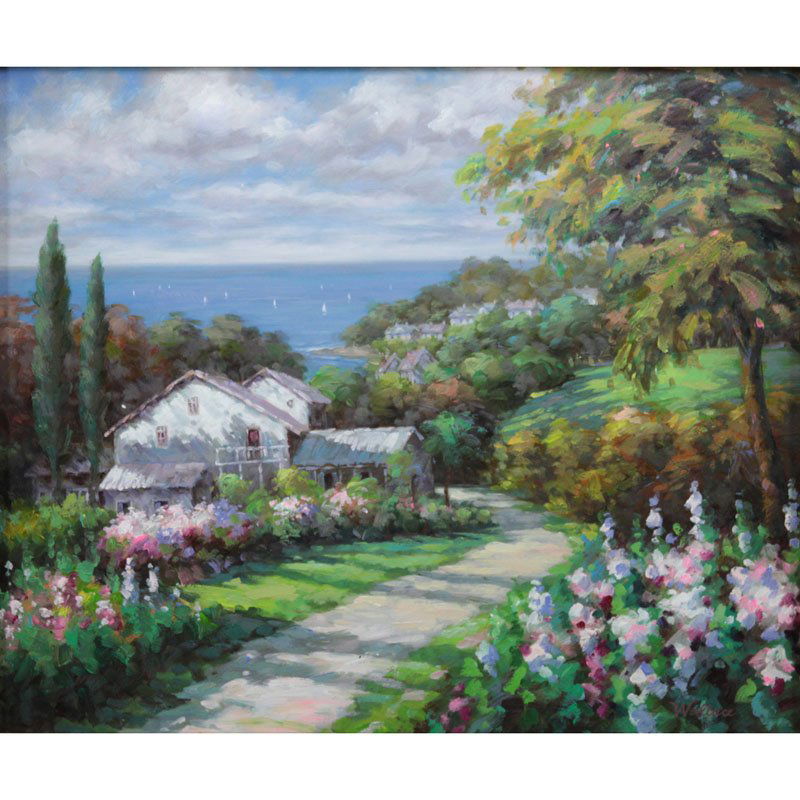 Amy Wallace, American (1871 - 1943) Oil on canvas (1 of 4)