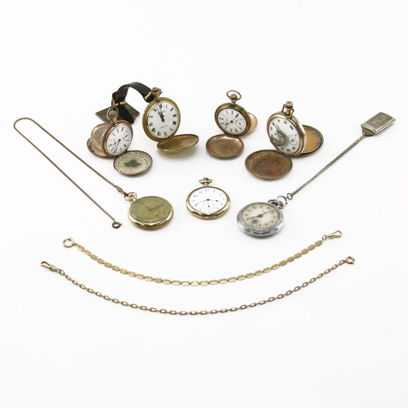 Grouping of Seven (7) Antique to Vintage Pocket (1 of 5)