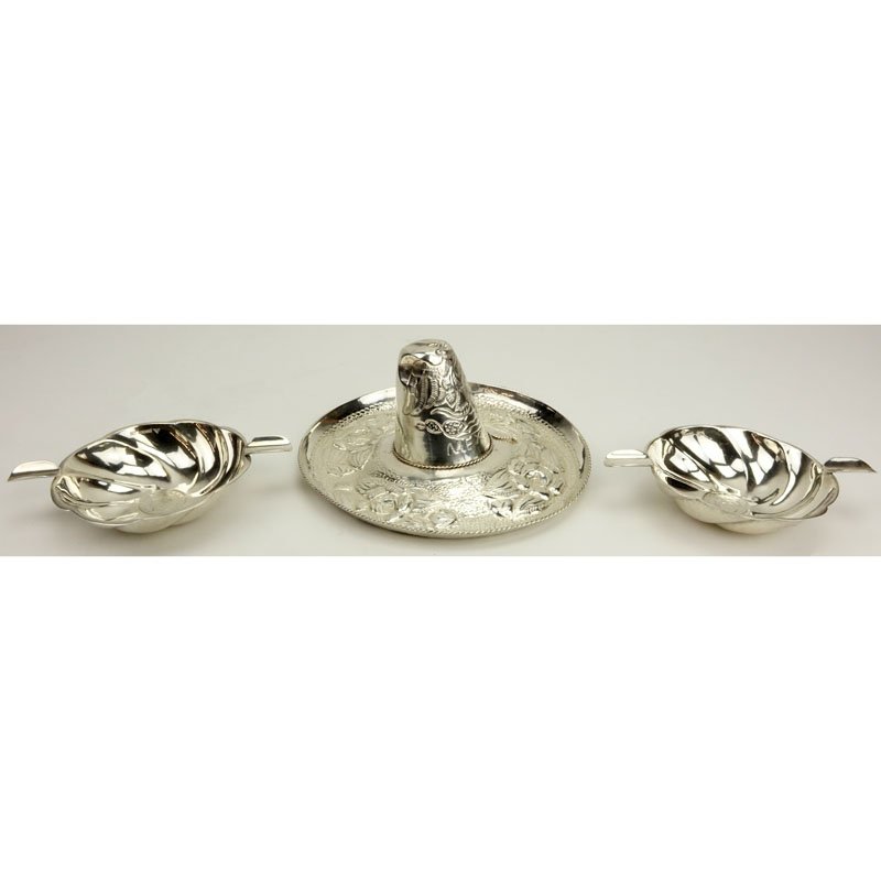 Grouping of Three (3) Sterling Silver Sombrero and (1 of 6)