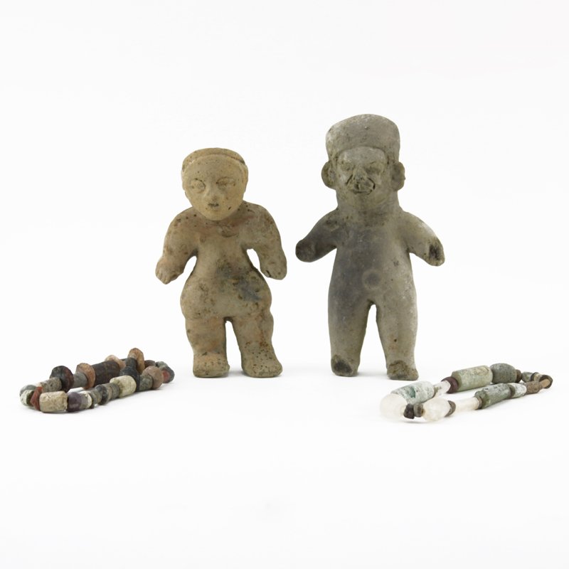 Collection of Pre-Colombian Earthenware items. Includes (1 of 3)