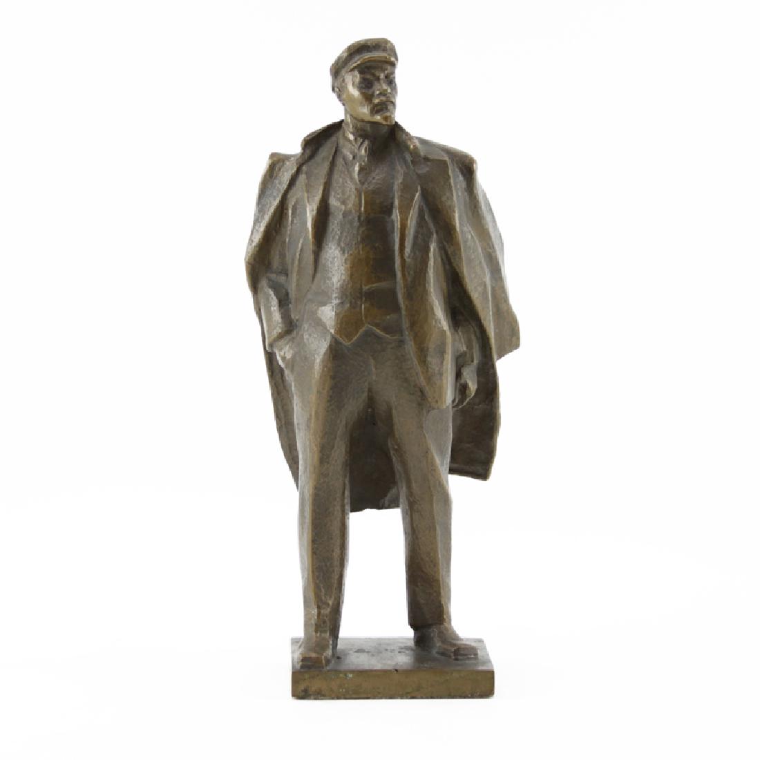 Bronze Sculpture of Lenin. Unsigned. Good condition. (1 of 4)