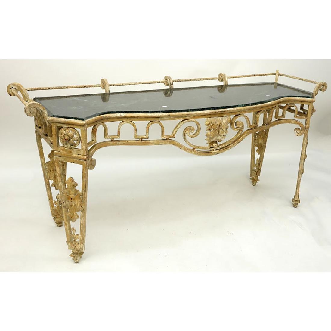 Mid Century Louis XV Style Painted Italian Wrought Iron (1 of 3)