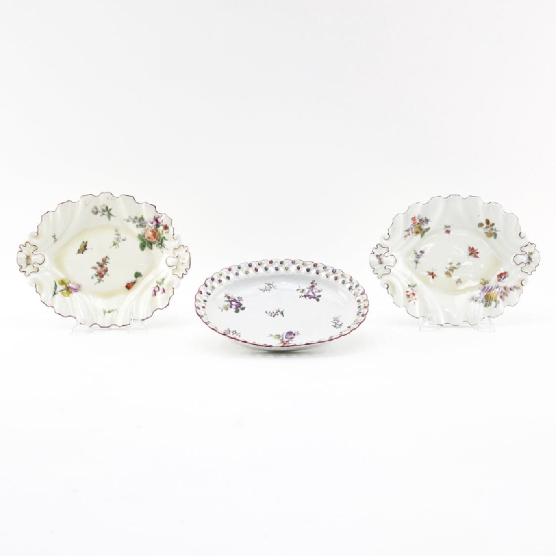 Grouping of Three (3) Antique Chelsea Hand Painted (1 of 4)