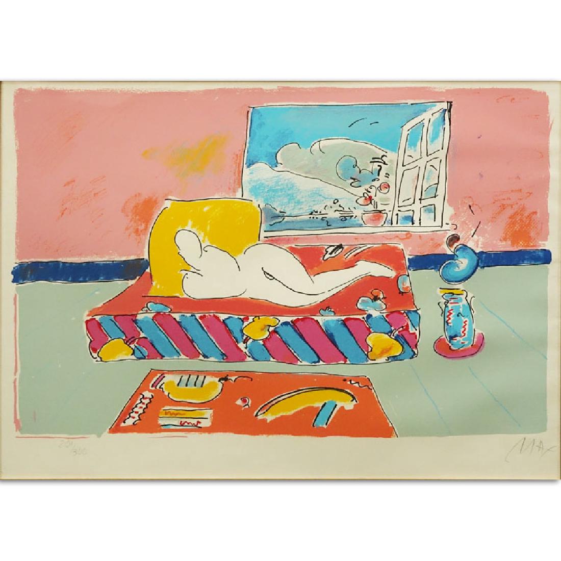 Peter Max, German/American (b-1937) Lithograph "By The (1 of 5)