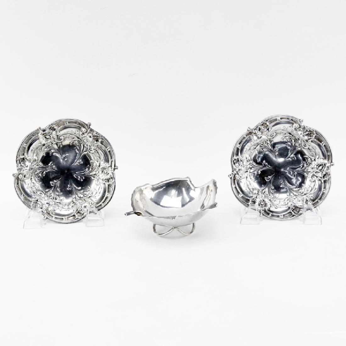 Grouping of Three (3) Sterling Silver Bowl and Dishes. (1 of 4)