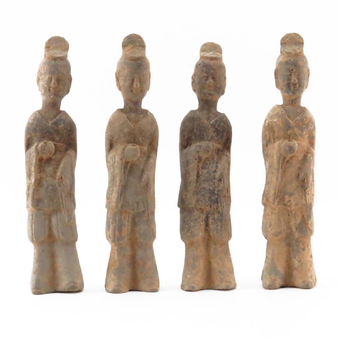 Four (4) Chinese Han Dynasty (206BC-220AD) Terracotta (1 of 3)